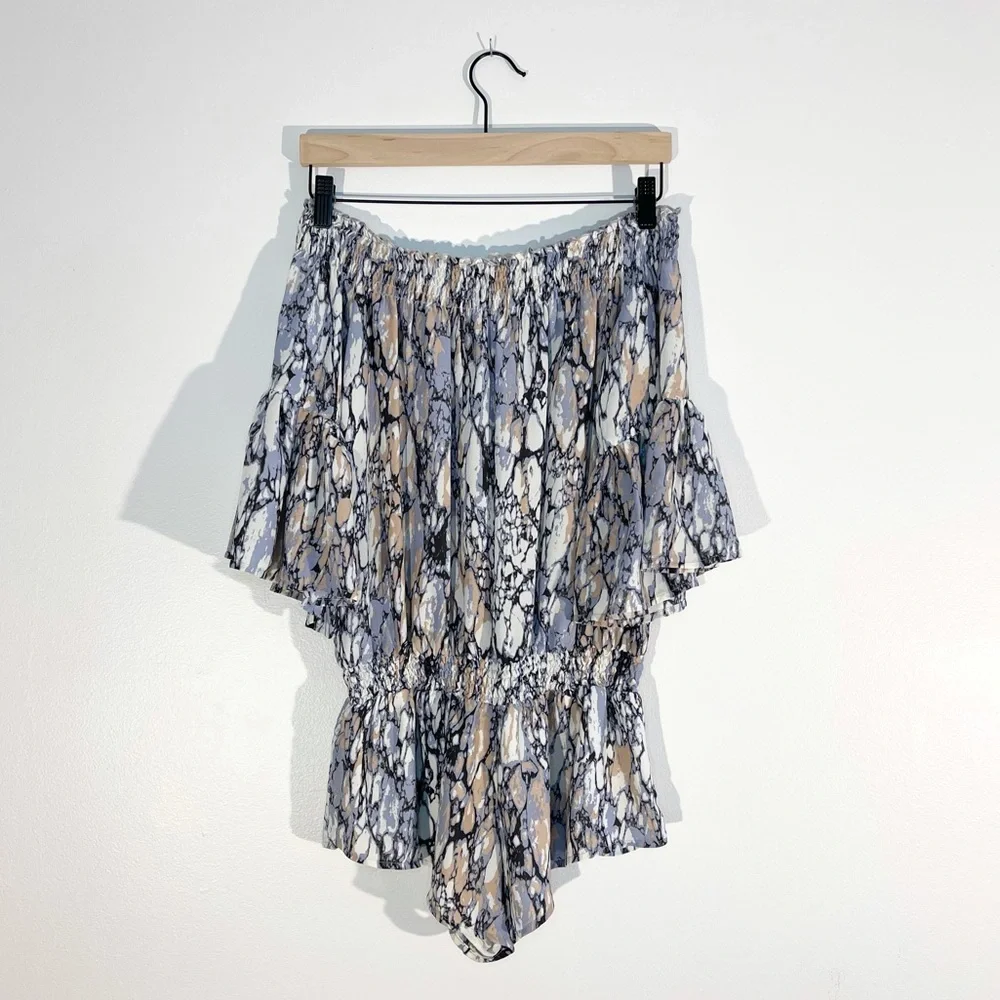 Olivaceous | Off-the-Shoulder Coverup Romper - Picture 4 of 9
